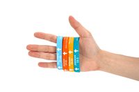 Pulseras para eventos bajo relieve Pulseras para eventos bajo relieve