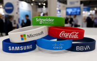 Pulseras publicitarias personalizadas para ferias y congresos