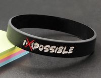 Pulseras de silicona en bajo relieve