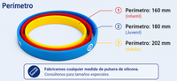 Tamaños de pulseras de silicona