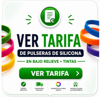 Ver tarifa de pulseras de silicona